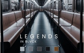 传奇深黑色城市氛围摄影照片调色Capture One飞思预设 HelloPresets Legends in BLVCK Capture One Styles