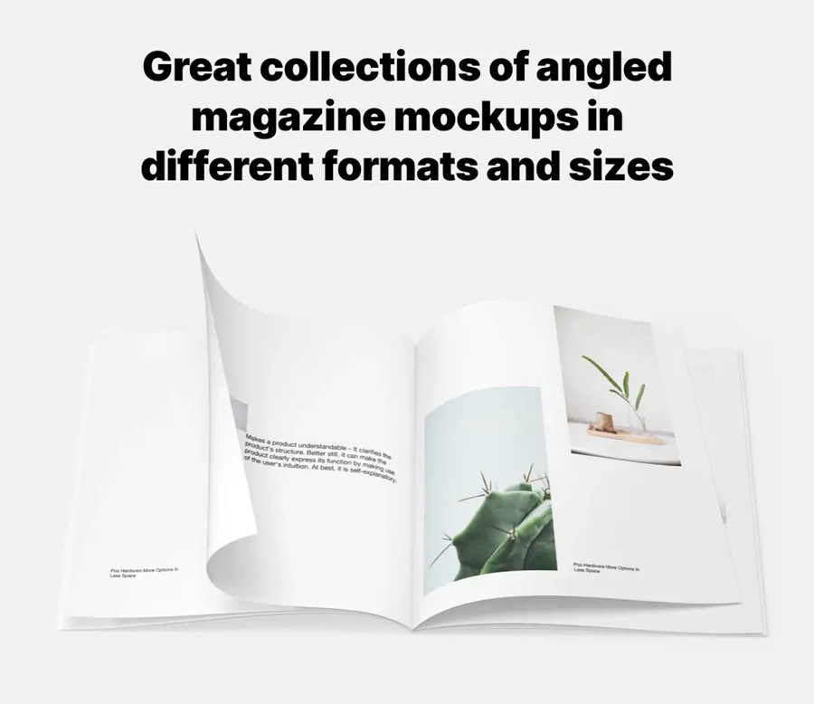 Magazine Mockup Bundle 80多个摄影后期照片杂志画册打印样机模型设计套装包Photoshop模板 , 第7张