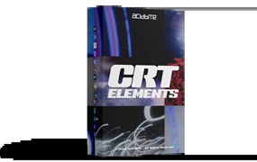 Acidbite - CRT ELEMENTS 267个4K高质量复古怀旧视频效果转场过渡、CRT耀斑、闪光、故障、纹理、擦除、音效、LUT