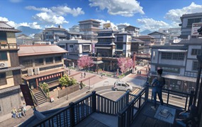 日本日式古典城市建筑楼房资产3D模型 Blender/FBX/OBJ格式 Kitbash3D – Japanese Neighborhoods