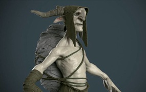 Zbrush游戏角色雕刻建模UV贴图全流程视频教程 中英文字幕 Videogame Character Creation