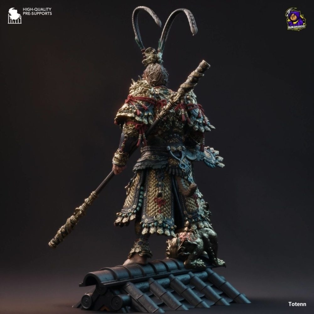 黑神话悟空3D打印模型MTL格式素材 Bulkamancer – Destined One – Black Myth Wukong – 3D Print Model , 第10张