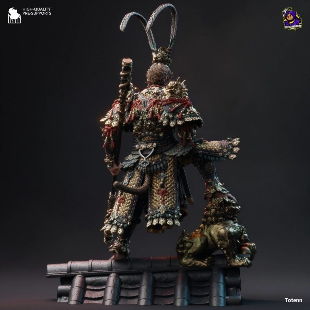 黑神话悟空3D打印模型MTL格式素材 Bulkamancer – Destined One – Black Myth Wukong – 3D Print Model , 第12张