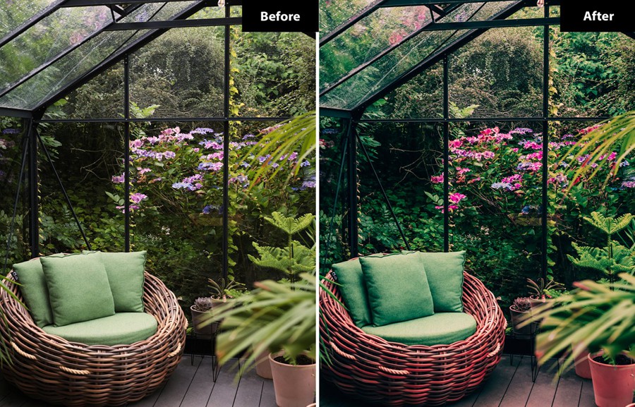 6组暖色调旅行电影婚礼摄影照片Lightroom and Photoshop预设 6 Greenhouse Lightroom and Photoshop Presets , 第2张