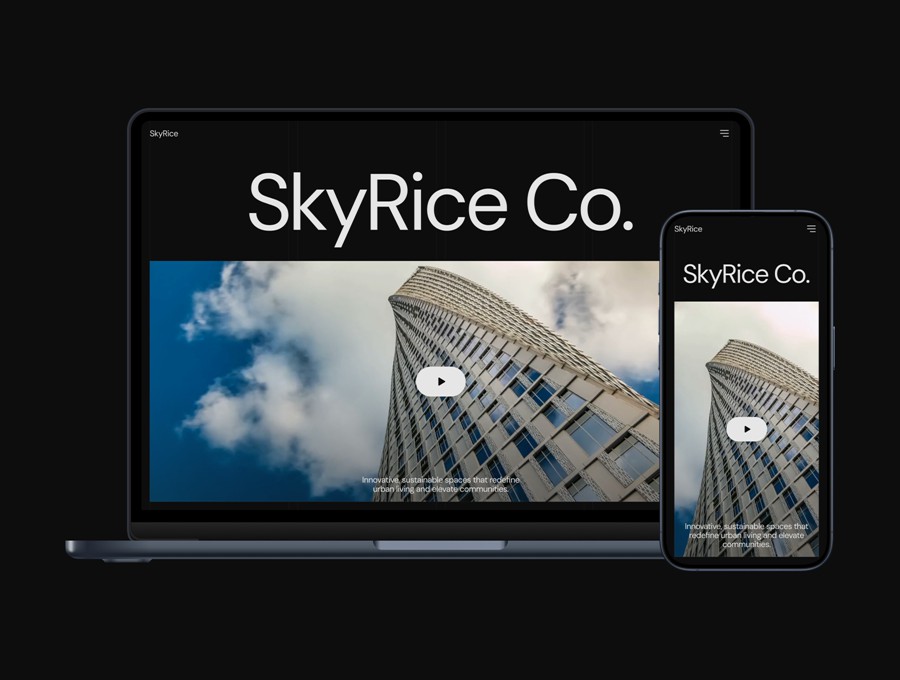 高级房地产开发商公司官网网站登录页面WEB UI设计Figma模板素材 SkyRice – Real Estate Company Website , 第6张