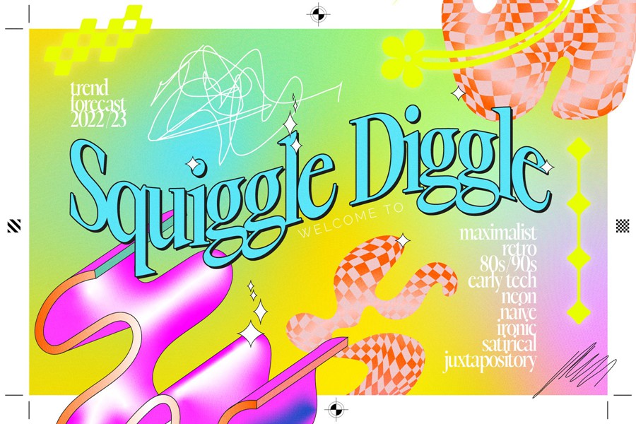 Postmodern Squiggle 2 Vector Clipart 复古后现代波浪形 PART2 PNG、AI矢量图抽象形状剪贴画 (波浪形、3D 形状、发光图形、涂鸦等!) 图片素材 第5张