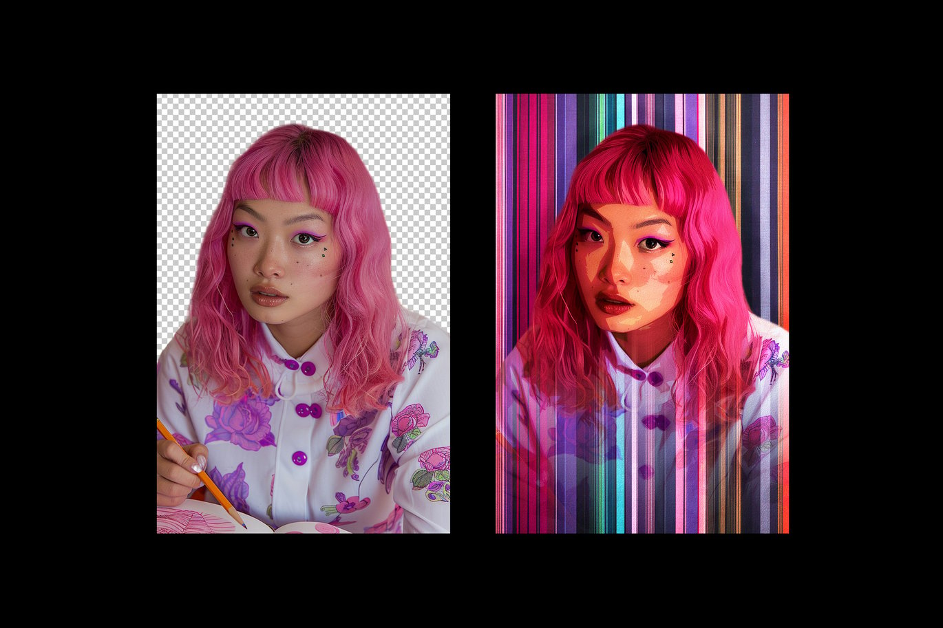 复古丙烯酸彩色油画照片效果ps特效滤镜样机 Color Oil Paints Photo Effect , 第6张