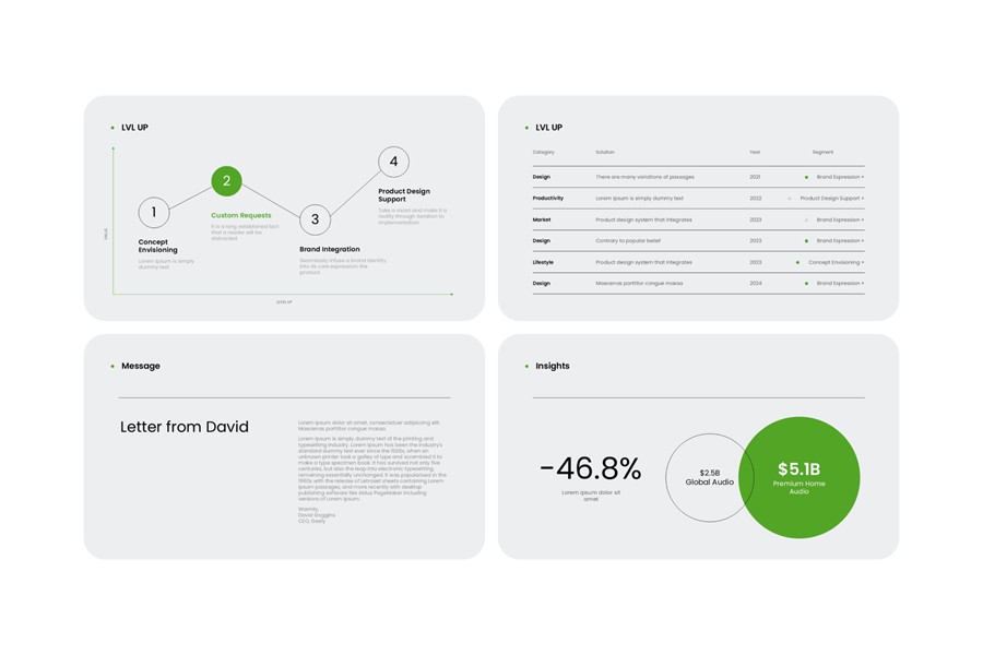 50+项目策划提案年度报表简报图文排版设计PPT/Keynote模板素材 S1mple Presentation Template , 第12张