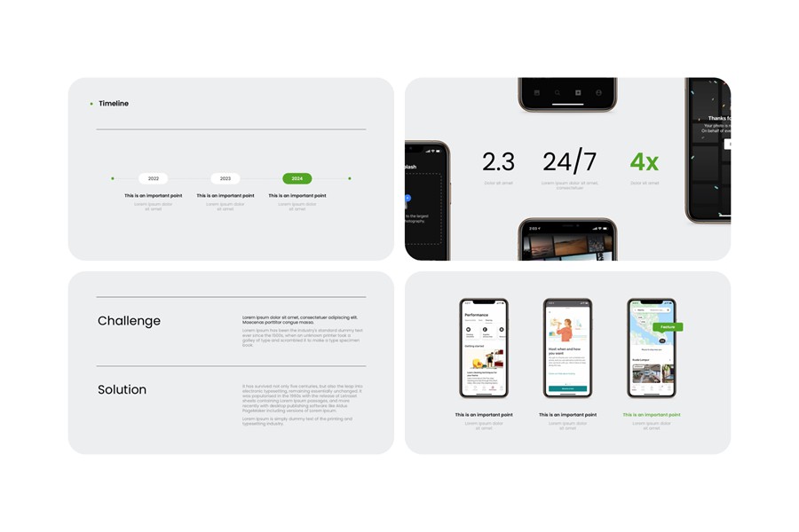 50+项目策划提案年度报表简报图文排版设计PPT/Keynote模板素材 S1mple Presentation Template , 第14张