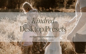 16个复古怀旧温暖户外人像风光旅拍摄影后期Lightroom预设 Story Keeper - Kindred Desktop Presets