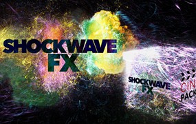 Cinepacks 35个4K冲击波能量爆发粒子视频后期特效合成叠加转场过渡 Cinepacks - Shockwave FX