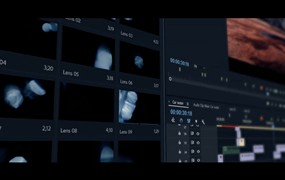 DaVinci Resolve 达芬奇模板 镜头光晕、光线过渡、漏光效果转场过渡 Light FX