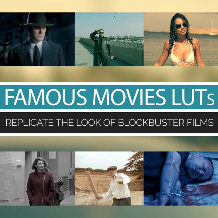 20个LUT20部标志性电影外观 Famous FAMOUS MOVIES LUTS 插件预设 第1张