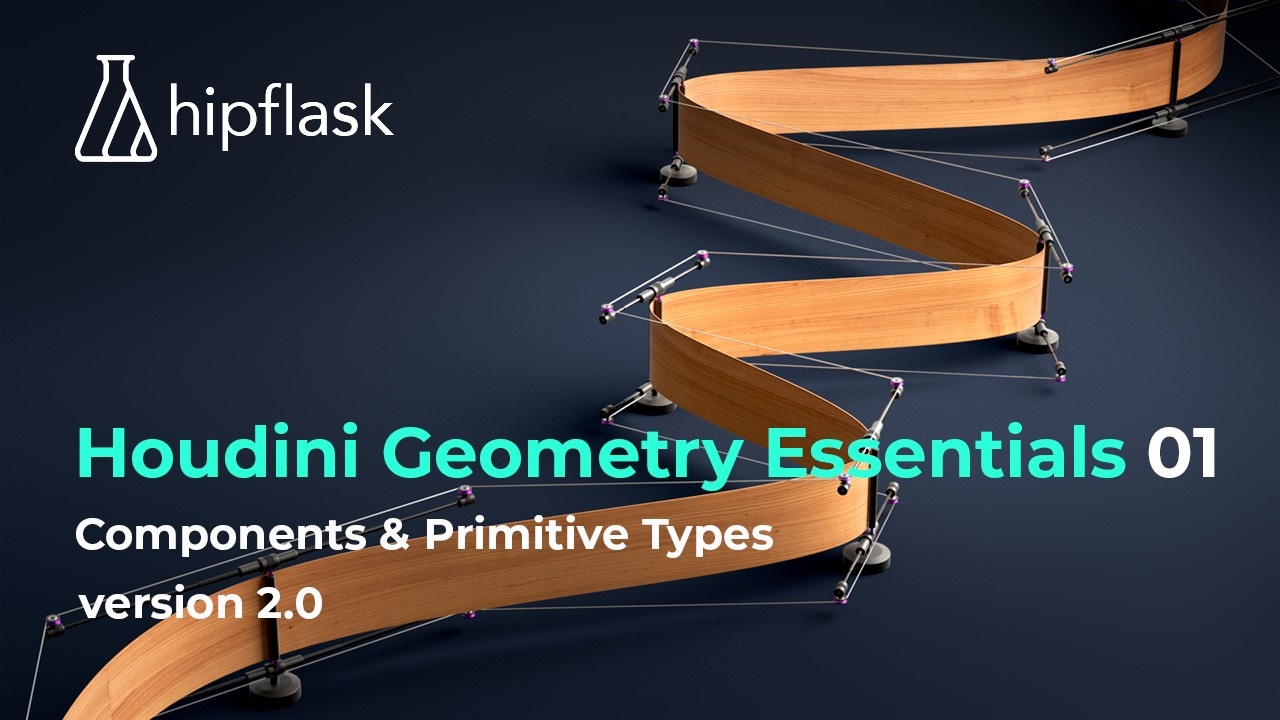 Hipflask Houdini基本几何节点使用全面教学基础教程8套 中英文文字幕Hipflask – Houdini The Geometry Essentials Collection , 第2张