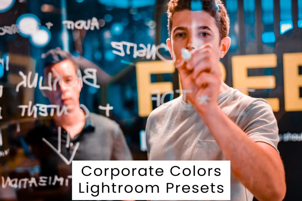 现代复古赛博朋克皮肤润饰婚礼摄影照片调色Lightroom预设 Corporate Colors Lightroom Presets , 第1张