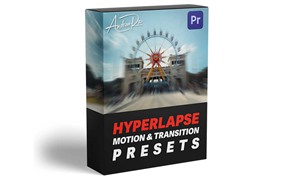 PR预设：10个炫酷延时摄影运动运动拉伸推进效果预设 Andras Ra Hyperlapse Motion & Transition Presets (Premiere Pro)