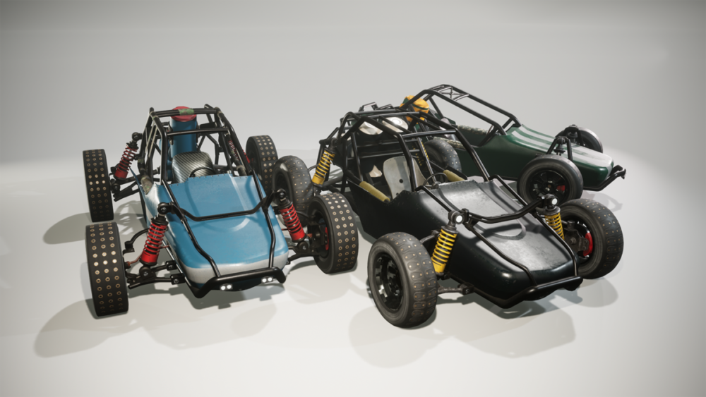 越野车卡丁车3D模型UE格式设计素材Buggy Vehicles Pack , 第8张