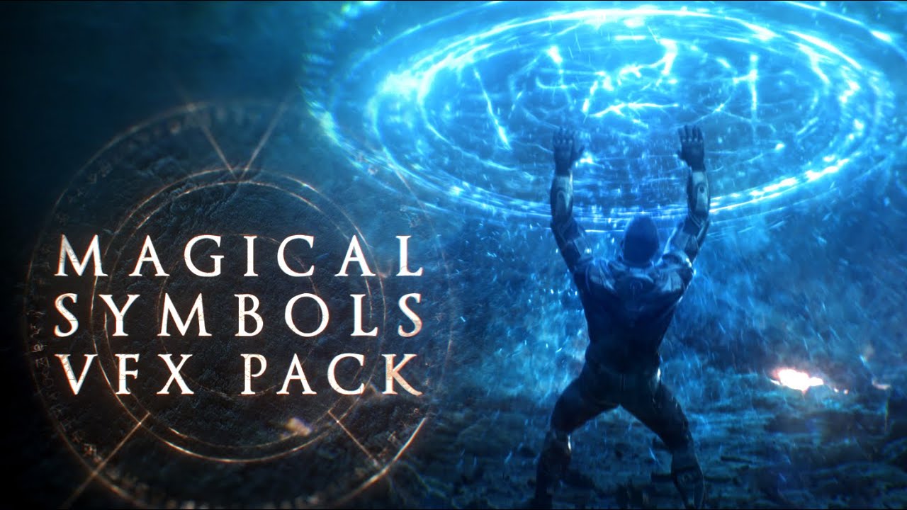 Triune Digital 魔法印记字形战斗盾牌火花符号游戏影视特效合成效果 Magical Symbols VFX Pack 影视音频 第1张