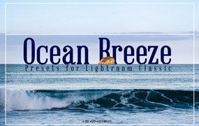 柔和暖色调海边旅行博主摄影照片调色Lightroom&Ps动作预设包 Ocean Breeze Presets for Lightroom Classic