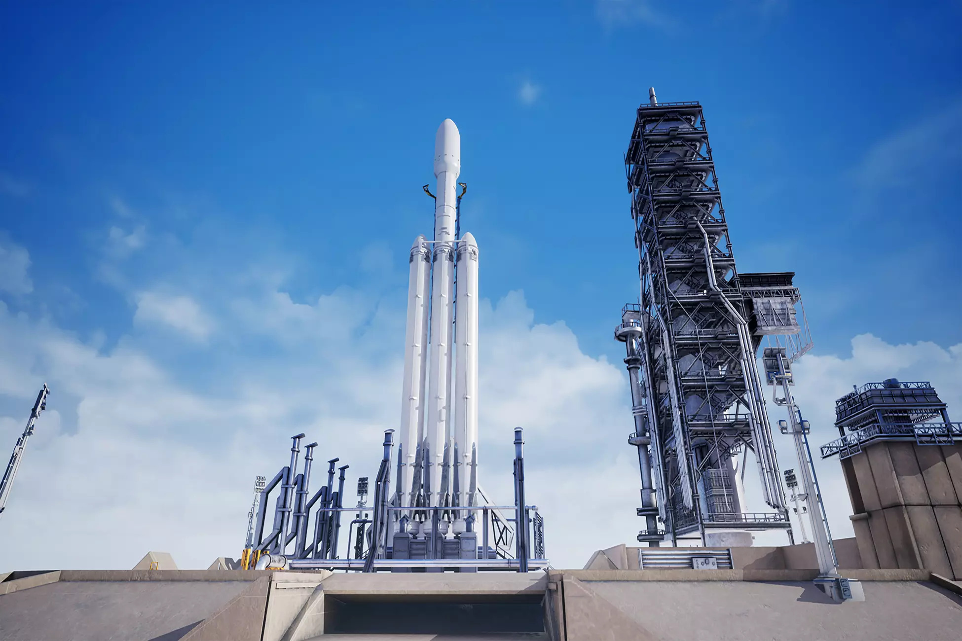 UE5卫星火箭发射空间站场景3D模型设计素材Rocket Launch Pad & Interior Modular Environment , 第15张